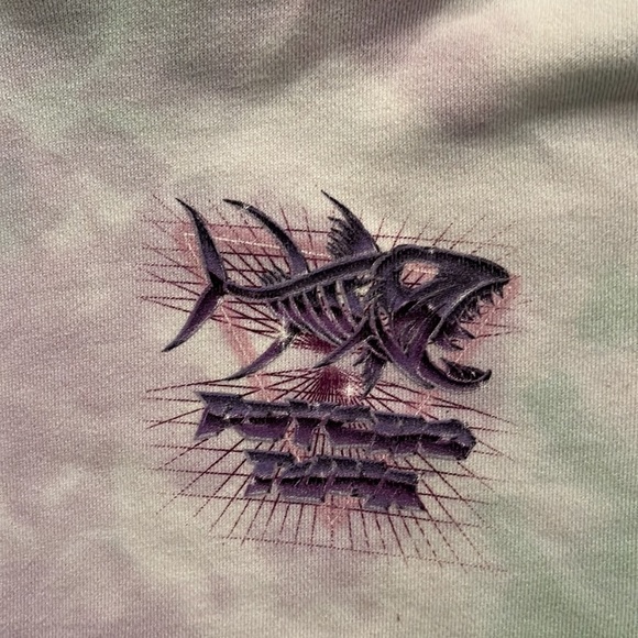 Psycho Tuna Cropped Pullover Hoodie Size L - Picture 2 of 4